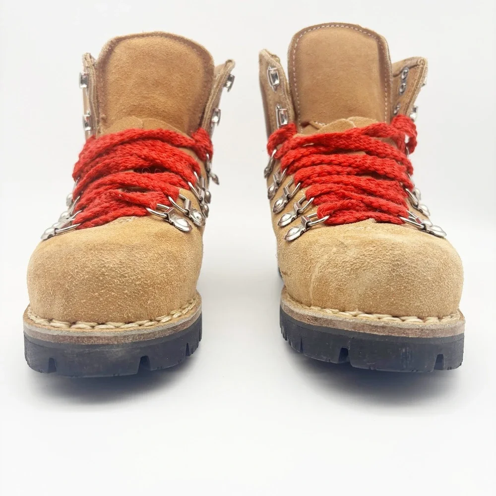 Kinney Shoes Vintage Colorado Brown Suede Italian Hiking Boots Size 5